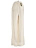 J.Crew 100% Acetate Color Block Ivory Casual Pants Size 4 - photo 2