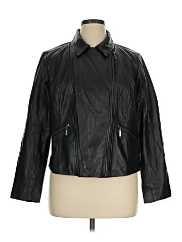 Jessica London Leather Jacket (view 1)