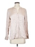 Rails Metallic Ivory Long Sleeve Blouse Size S - photo 1