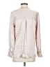 Rails Metallic Ivory Long Sleeve Blouse Size S - photo 2