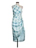 Elliatt 100% Polyester Tie-dye Blue Cocktail Dress Size L - photo 1