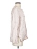 Rails Metallic Ivory Long Sleeve Blouse Size S - photo 4