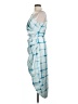 Elliatt 100% Polyester Tie-dye Blue Cocktail Dress Size L - photo 5