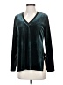 Nic + Zoe Teal Long Sleeve Blouse Size S - photo 1