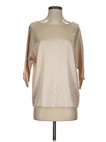 White House Black Market 3/4 Sleeve Silk Top (view 1)