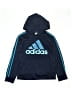 Adidas 100% Polyester Blue Pullover Hoodie Size 10 - 12 - photo 1