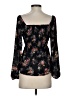 Pleione 100% Polyester Black Long Sleeve Blouse Size XS - photo 2