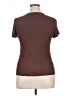 Halogen Brown Short Sleeve Top Size XL - photo 2