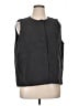 Eileen Fisher 100% Silk Gray Black Vest Size XL - photo 1