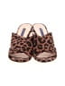 Stuart Weitzman Animal Print Brown Sandals Size 6 1/2 - photo 2