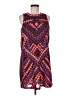 Parker 100% Polyester Graphic Purple Cocktail Dress Size M - photo 1
