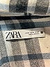 Zara Plaid Blue Jacket Size XS - photo 6