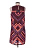 Parker 100% Polyester Graphic Purple Cocktail Dress Size M - photo 2