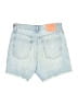Zara 100% Cotton Blue Denim Shorts Size 6 - photo 2