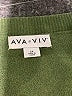 Ava & Viv Stripes Green Pullover Sweater Size 2X - photo 7