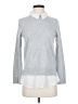 Ted Baker London 100% Polyester Gray Long Sleeve Blouse Size 4 (1) - photo 1