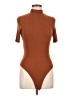Gianni Bini Brown Short Sleeve Turtleneck Size L - photo 1