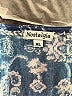Nostalgia 100% Cotton Blue 3/4 Sleeve Blouse Size XL - photo 7