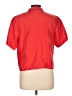 Rafaella 100% Silk Red Short Sleeve Silk Top Size 12 - photo 2