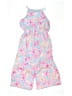 Emerald Sundae 100% Polyurethane Floral Pink Blue Romper Size 14 - photo 1