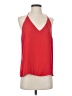 Amanda Uprichard 100% Polyester Red Sleeveless Blouse Size S - photo 1