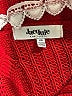 Jacquie The Label Red Cardigan Size XS - photo 7