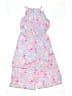 Emerald Sundae 100% Polyurethane Floral Pink Blue Romper Size 14 - photo 2