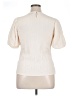 Mikarose 100% Polyester Ivory Short Sleeve Blouse Size XL - photo 2