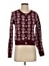 Assorted Brands Burgundy Cardigan Size S - photo 1
