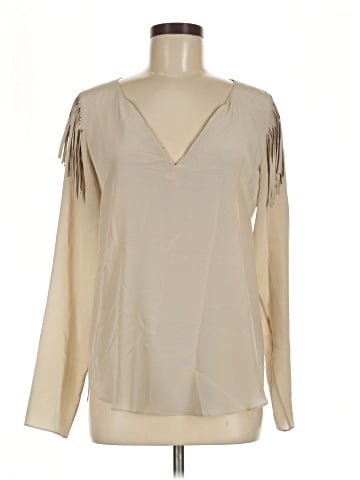 Rory Beca Long Sleeve Silk Top (view 1)