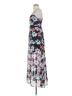 Kohl's 100% Polyester Floral Black Casual Dress Size XS - photo 5
