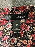 Aqua 100% Polyester Floral Burgundy 3/4 Sleeve Blouse Size S - photo 7