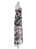 Kohl's 100% Polyester Floral Black Casual Dress Size XS - photo 4