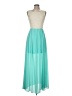 Mi ami 100% Polyester Teal Cocktail Dress Size M - photo 1