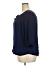 Sejour 100% Rayon Blue 3/4 Sleeve Blouse Size 2X - photo 5