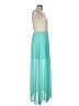 Mi ami 100% Polyester Teal Cocktail Dress Size M - photo 4