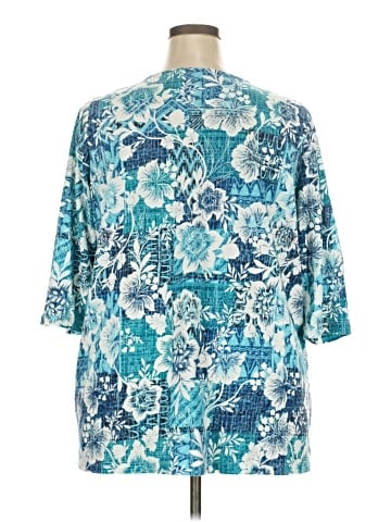 Woman Within 3/4 Sleeve T-Shirt (view 2)