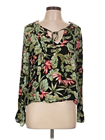 New York & Company Long Sleeve Blouse (view 1)