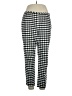 Talbots Checkered-gingham Black Casual Pants Size 14 - photo 1