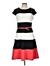R&K Color Block Red Casual Dress Size 10 - photo 1