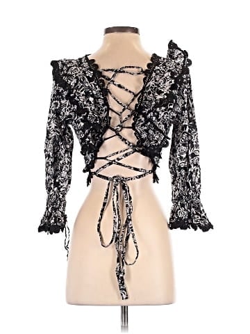 Olivaceous 3/4 Sleeve Top (view 2)