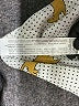 Zara Animal Print Ivory 3/4 Sleeve Blouse Size S - photo 8
