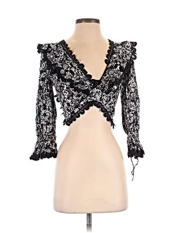 Olivaceous 3/4 Sleeve Top (view 1)