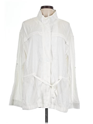 Pure Navy Raincoat (view 1)