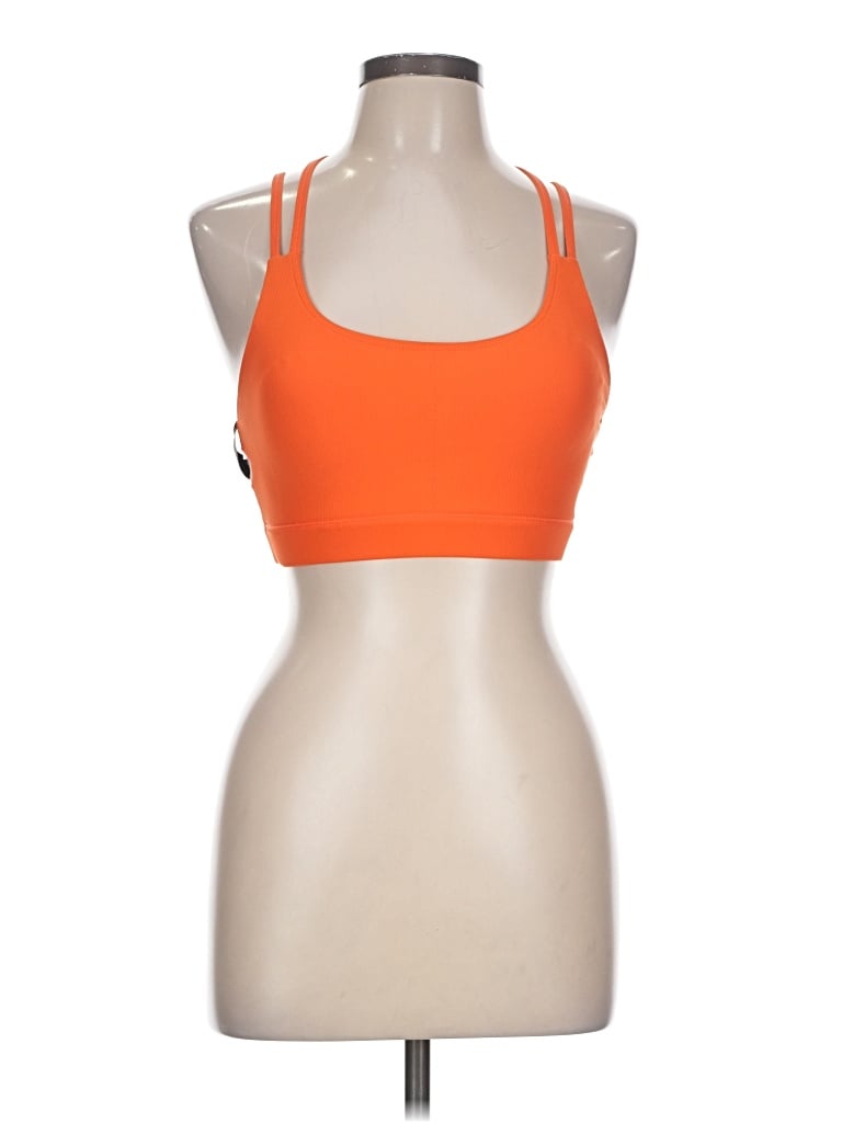 Pre-owned Assorted Brands Sports Bra In Orange