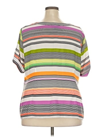 Worthington Short Sleeve Blouse (view 2)
