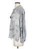 Vince. 100% Silk Gray 3/4 Sleeve Silk Top Size S - photo 5