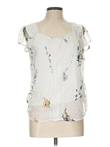 LC Lauren Conrad Short Sleeve Blouse (view 1)