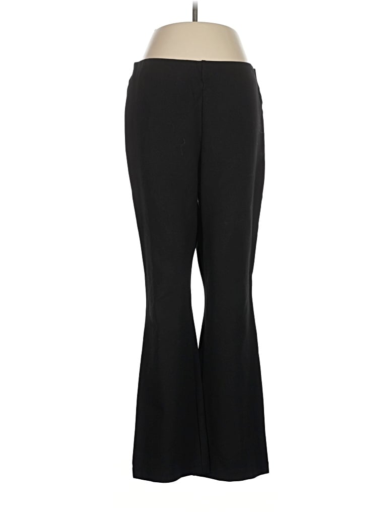 Pre-owned Ann Mashburn Dress Pants In Black