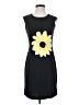 Petite Sophisticate 100% Polyester Graphic Black Casual Dress Size P (petite) - photo 1